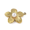 Plastic Imitation Pearl Pendants STAS-P408-11G-2