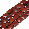 Natural Red Jasper Beads Strands G-T072-07-1