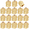 18Pcs Alloy Bead PALLOY-BC0001-14-1