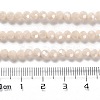 Electroplate Opaque Glass Beads Strands EGLA-A035-P4mm-A05-4