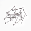 Tarnish Resistant 304 Stainless Steel Ball Head Pins STAS-O105-04-0.6x18mm-1