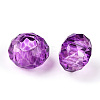 Mixed Faceted Rondelle Glass Beads X-GLAA-R143-8mm-M-4