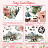 3 Sheets 3 Styles PVC Waterproof Decorative Stickers DIY-WH0404-121-3