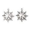 Tibetan Style Alloy Sun Pendants TIBEP-S291-12-RS-1