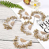 Polycotton(Polyester Cotton) Tassel Pendant Decorations LS-FIND-T041-12-6