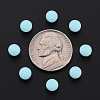 Opaque Acrylic Beads PAB702Y-B01-07-3
