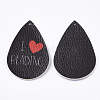 PU Leather Big Pendants FIND-R072-10-B04-2