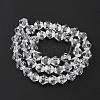 Clear Faceted Glass Bicone Beads Strands X-GLAA-S026-6mm-07-4