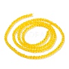 Transparent Glass Beads Strands GLAA-H021-04-06-4