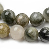 Natural Green Rutilated Quartz Beads Strands X-G-Q462-61-6mm-3