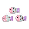 Painted Glass Beads X-LAMP-F036-02A-1
