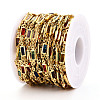 Brass Rectangle Link Chains CHC-N023-03E-G-2
