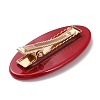 Oval with Word Love Resin Alligator Hair Clips PHAR-D015-01D-2