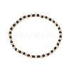 3Pcs Bohemian Style Glass Seed Beaded and Brass Beaded Stretch Bracelets for Women BJEW-JB11799-3