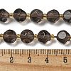 Natural Ice Obsidian Beads Strands G-K387-A09-02-3