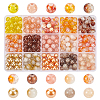   300Pcs 15 Style Crackle Glass Beads DIY-PH0021-56-1