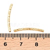 Brass Texture Curved Tube Beads KK-H250-01B-G-3