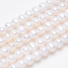 Grade AA Natural Cultured Freshwater Pearl Beads Strands X-PEAR-L001-G-07-4