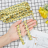 Flower Polyester Trim Ribbon OCOR-GF0001-17B-3