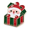 Christmas Theme Alloy Enamel Brooches JEWB-S022-03A-1