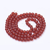 Baking Paint Transparent Glass Bead Strands LS-GLAA-S031-8mm-06-3