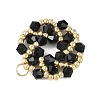 Imitate Austrian Crystal Bicone Glass Beaded Pendants PALLOY-MZ01394-02-2