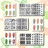 Stainless Steel DIY Nail Art Templates MRMJ-WH0092-005-3