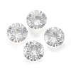 Cubic Zirconia Pointed Back Pendants ZIRC-N037-4mm-01-1