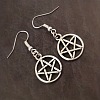 Hollow Out Star Alloy Pendant Necklaces & Dangle Earrings Sets FS-WG345ED-01-4