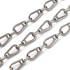 304 Stainless Steel Teardrop Link Chains CHS-S012-09P-1