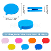 14Pcs 7 Colors Speech Bubble Silicone Tennis Racquet Dampener AJEW-FH0004-58-2