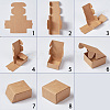 Kraft Paper Box CON-WH0036-01-4