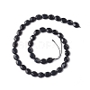 Natural Black Onyx Beads Strands G-I271-B02-8x10mm-2