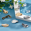 8Pcs 2 Colors 304 Stainless Steel Clip-on Earring Findings STAS-LP0001-45-3