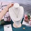 Bust Shaped Wooden Necklace Display Stands NDIS-WH0003-019A-01-3