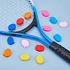 14Pcs 7 Colors Speech Bubble Silicone Tennis Racquet Dampener AJEW-FH0004-58-5