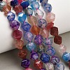 Natural Agate(Dyed & Heated) Beads Strands G-K425-B08-01-1