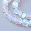 Synthetic Moonstone Beads Strands G-R375-10mm-A13-1