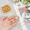 20Pcs 5 Style Brass Slide On End Clasp Tubes HJEW-PH02014-3