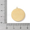 304 Stainless Steel Rhinestone Pendants STAS-Z122-53G-3