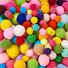 1 Box(400pcs) Pom Poms Craft Making Assorted Sizes & Colors High-elastic Good Quality Pom Poms Creative Craft DIY Material DIY-BC0001-02-2