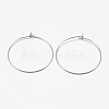 316 Surgical Stainless Steel Hoop Earrings Findings STAS-F149-32P-B-2