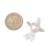 Acrylic & Tibetan Style Alloy Pendants PALLOY-JF04328-2