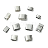 40Pcs 10 Styles 201/304 Stainless Steel Slide Charm STAS-CJ0003-16-8