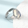 Adjustable 304 Stainless Steel Finger Rings for Women GG-CBA7994-04P-4