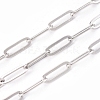 304 Stainless Steel Paperclip Chains X-CHS-CJC0001-03P-1
