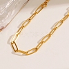 304 Stainless Steel Paperclip Bracelets PW-WGB3E23-01-4