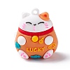 PVC Cartoon Lucky Cat Doll Pendants KY-C008-12A-1