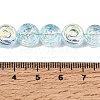 Electroplate Baking Paint Transparent Glass Beads Strands GL-CBA2ED2-05G-4