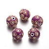 Round Handmade Indonesia Beads IPDL-L001-05-2